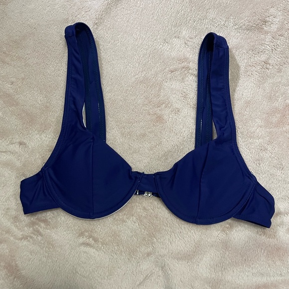 Shein underwire blue Bikini top - Picture 2 of 2